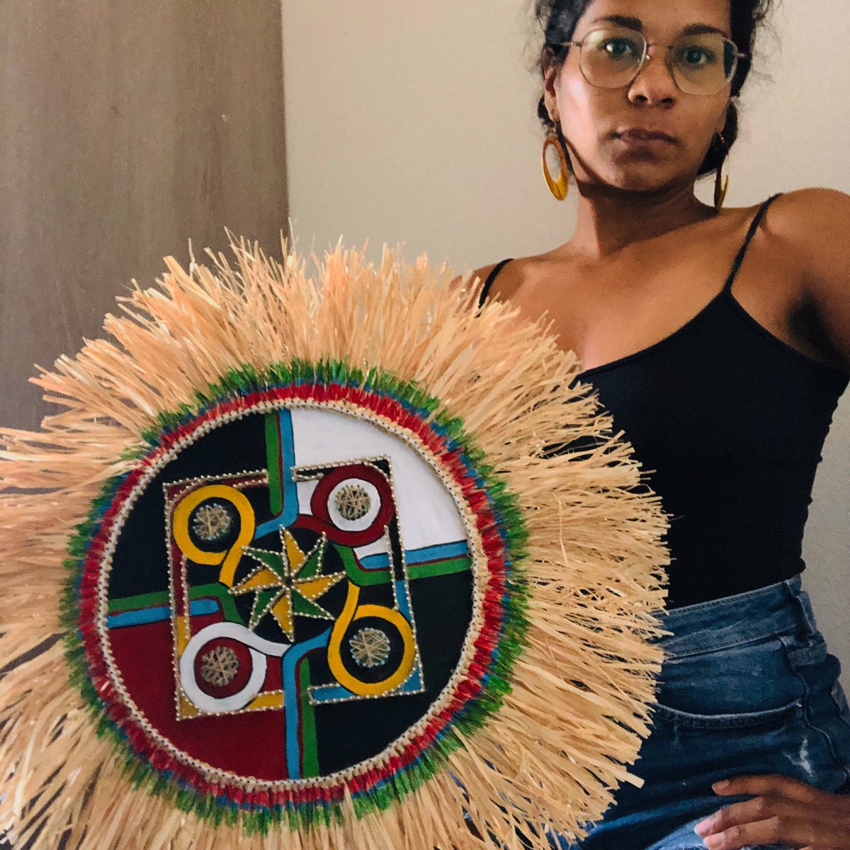 tawapolime's tweet photo. B U S H I N E N G U É.
-Piking foe africa @rickmangcrew
#tawapolimeart #bushinengue #guyane #culture #milobi #arttembé #toulouse https://t.co/RDA8SCWnqW