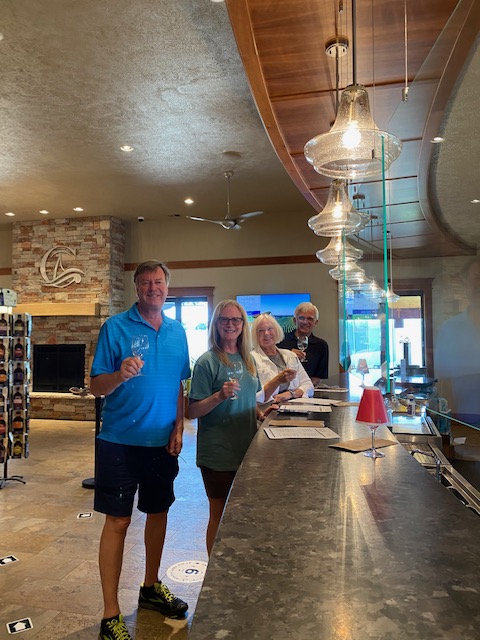 hve1's tweet photo. Wine tasting last week at the beautiful Chateau Grand Traverse on Old Mission Peninsula; all safety measures in place and a hard-working staff provided a wonderful experience &amp; a lovely dry Riesling :-) @CGTWines #Riesling #WineTasting #ChateauGrandTraverse #OldMissionPeninsula https://t.co/xpwFMcMyST