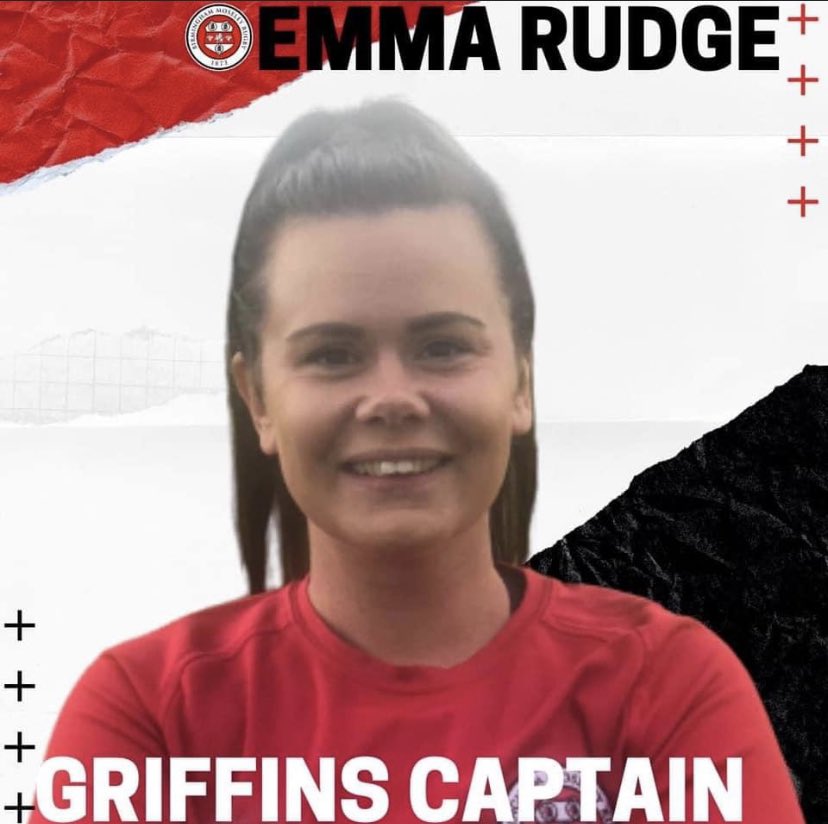📣 ANNOUNCEMENT ALERT 📣 We are pleased to announce that our new Griffins XV Captain for the season 2020/21 will be Emma Rudge 

A well deserved appointment &amp; we can’t wait to see what she brings to the role as we enter a 2nd League team for the first time in BMWRFC History❤️🖤
