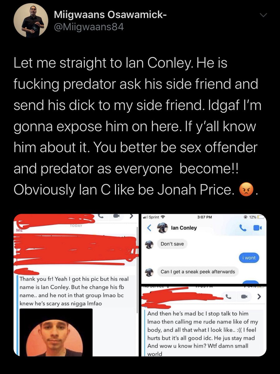 flow_'s tweet photo. THIS JUST IN:

Miigwaans severely agitated about Ian Conley. I don’t know what he saying but he mad. https://t.co/Nzhfb57SZx