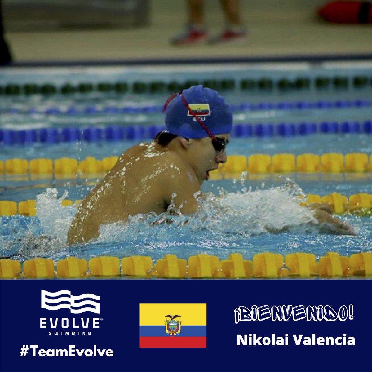 evolve_swim's tweet photo. Bienvenido Nikolai Valencia al #TeamEvolve 🇪🇨🏊🏻‍♂️
-
#EvolveSwimming #LeadingTheLane #LetsGetIt #Swimming #SwimmingLife #TheUnderdog #CollegeSwimming #Mentoring https://t.co/BmdbS1XPyh