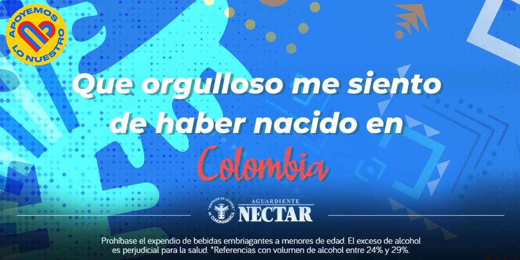 Nectar_Colombia's tweet photo. @Caro_Garzon Que la distancia no sea impedimento para celebrar lo orgullosos que nos sentimos de ser colombianos. #LaActitudDelColombiano 🇨🇴 https://t.co/MAmO1i5QtI