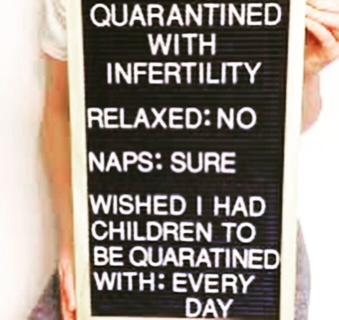 Quarantine with the kids is tough. Infertility is heartbreaking. #mondaywisdom #mindfulness #bundlfertility #fertilityjourney #ivf