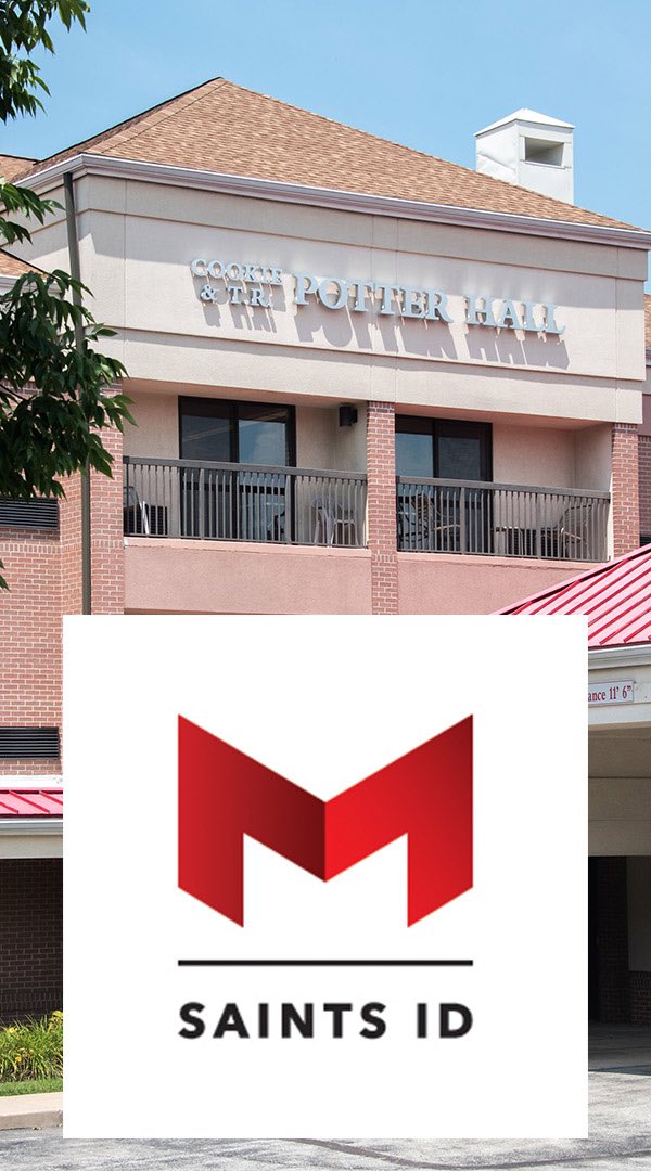 Download your Saints ID today! The digital Saints ID has officially replaced the Maryville University plastic ID card. Use Saints ID on your iPhone, Apple Watch or Android devices for contactless campus purchases and to enter your residence. 
maryville.edu/MySaintsID