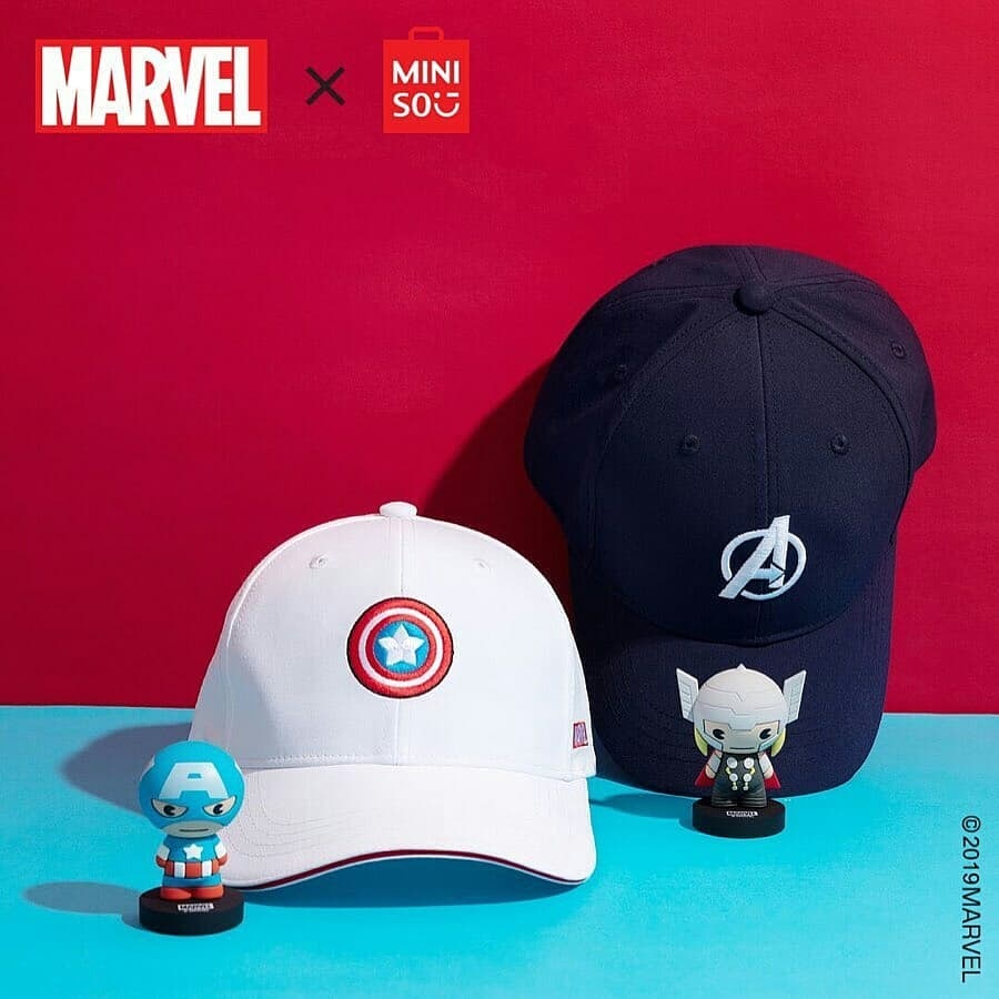 MinisoGhana's tweet photo. Rep the team. Get the Marvel X Miniso cap. 
#marvelxminiso    #Lovelifeloveminiso #MinisoGhana https://t.co/s5VwNUdoTb