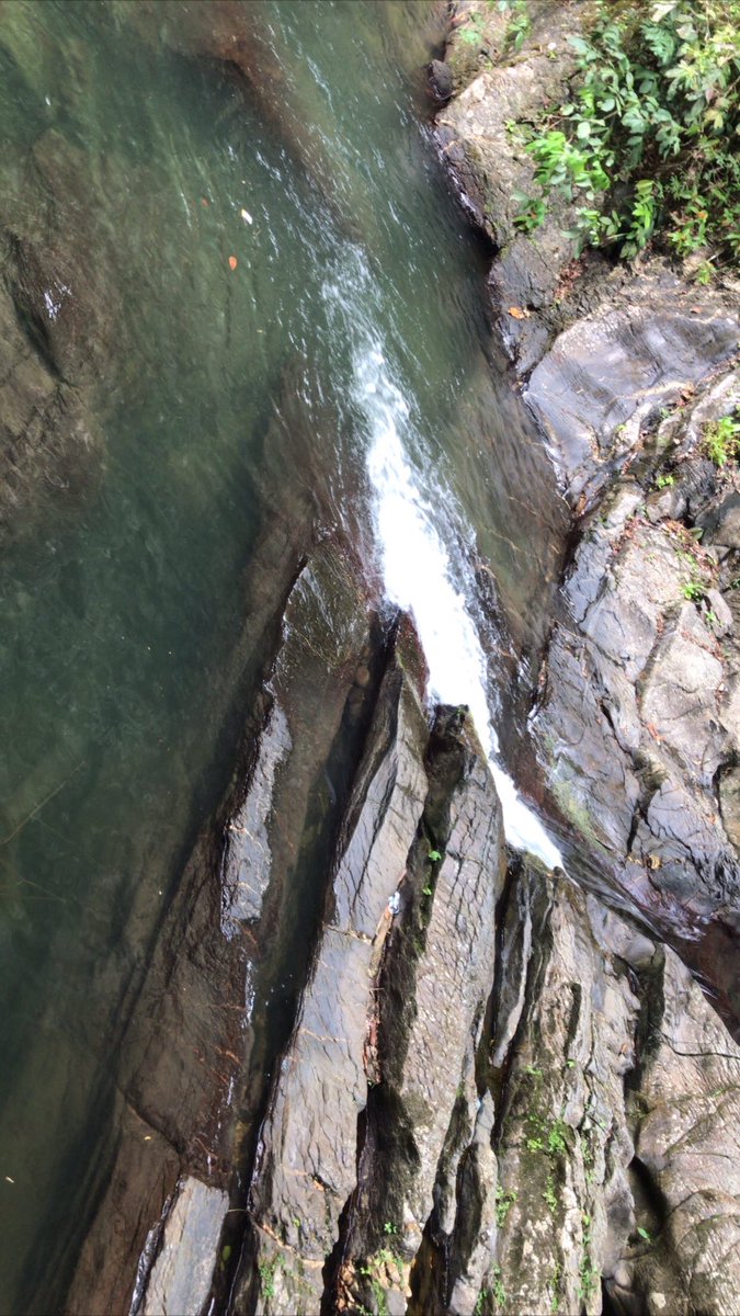 staceylalchan2's tweet photo. My spot last couple occasions lol #3pools till I finally reached by pool 2 & 3 even took a mini dive in two ๐ slide down one and gained a back ache, gosh I love Blanchisseuse https://t.co/APiho8vb6y