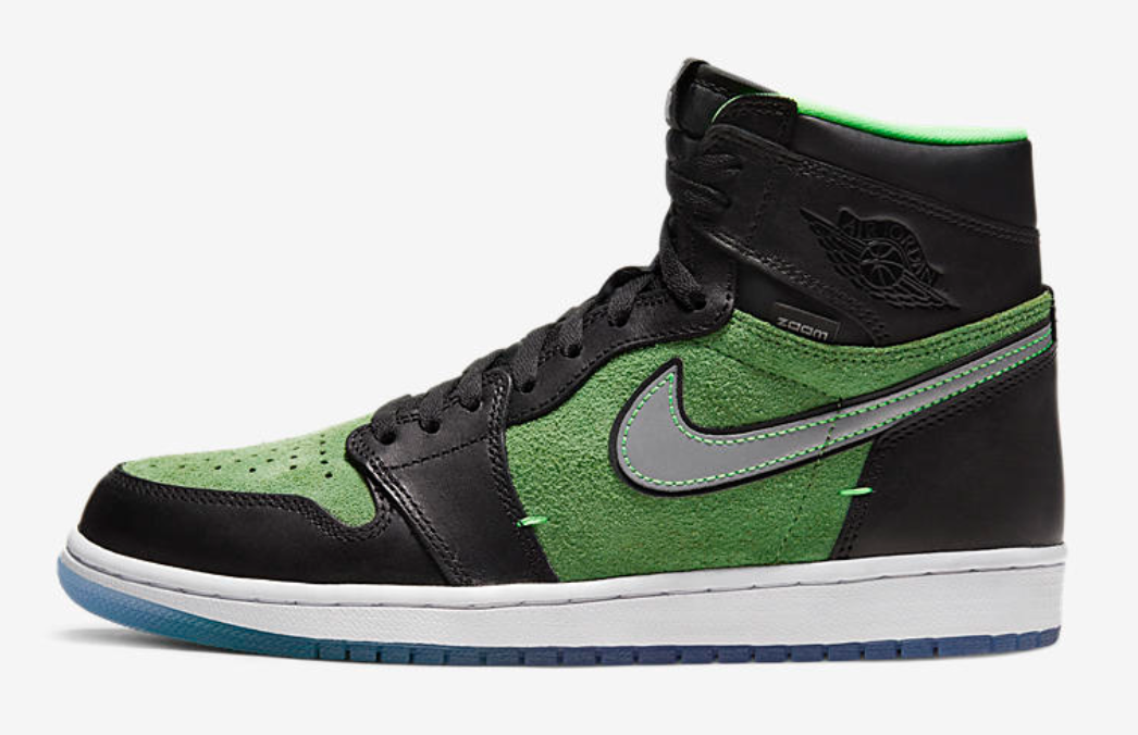 SOLELINKS's tweet photo. Ad: Air Jordan 1 High Zoom 'Rage Green' restocking tonight via AFEW at 12am PT/3am ET => https://t.co/seJ86UwBd0 https://t.co/HoG8oXjvAi