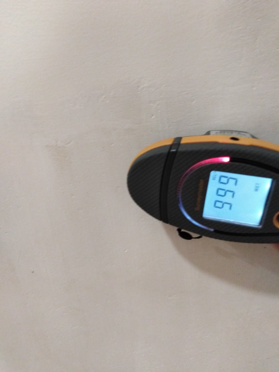 WestoxCocoon's tweet photo. Our client was told they had a severe damp problem by some 🤡  High readings on the moisture meter were simply trapped salts masking as damp. Remedial treatments are very easy, apply our poultice to extract the salts back to a safe level for conservation purposes #solublesalts https://t.co/OjK6Kce8Bh