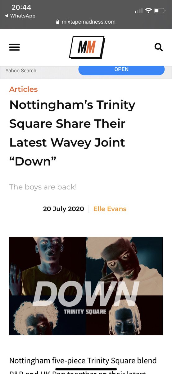 _TrinitySquare's tweet image. Appreciate da support from @MixtapeMadness 💯💯💯