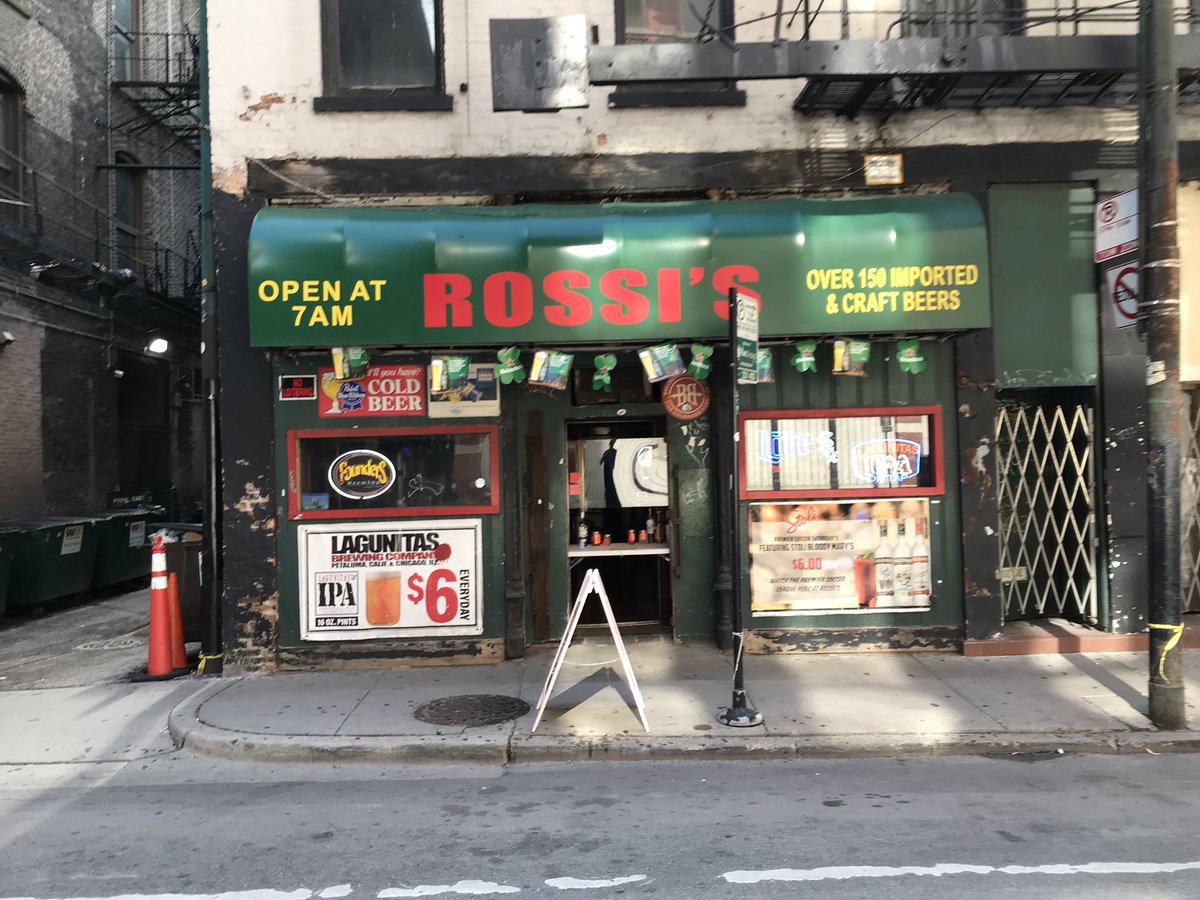 WestLoopTom's tweet photo. @chicagobars Rossi’s is doing carryout. https://t.co/OZT0Uvezit