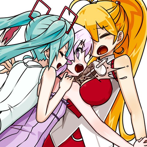 初音ミク ,弦巻マキ ,結月ゆかり 「#女の子のイラストだけで興味を持ってくれる方へ届け 」|ぺるこのイラスト