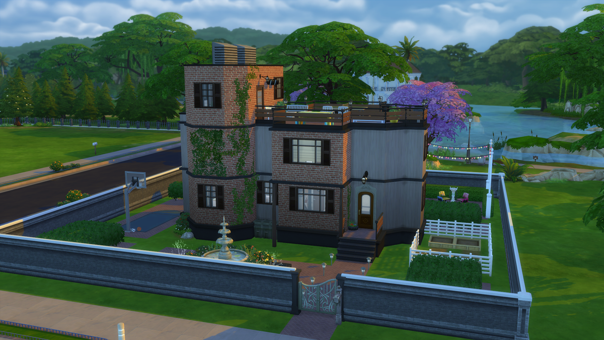 thesimsters1's tweet photo. Sul-sul! 

Here's our building for #SDMichaShell! It's a small but complete hostel for up to 10 guests. It was fun building without modifying the shell. We leave you here a video and some pictures of the result. Hope you love it! https://t.co/Tqo5Jybxi9
