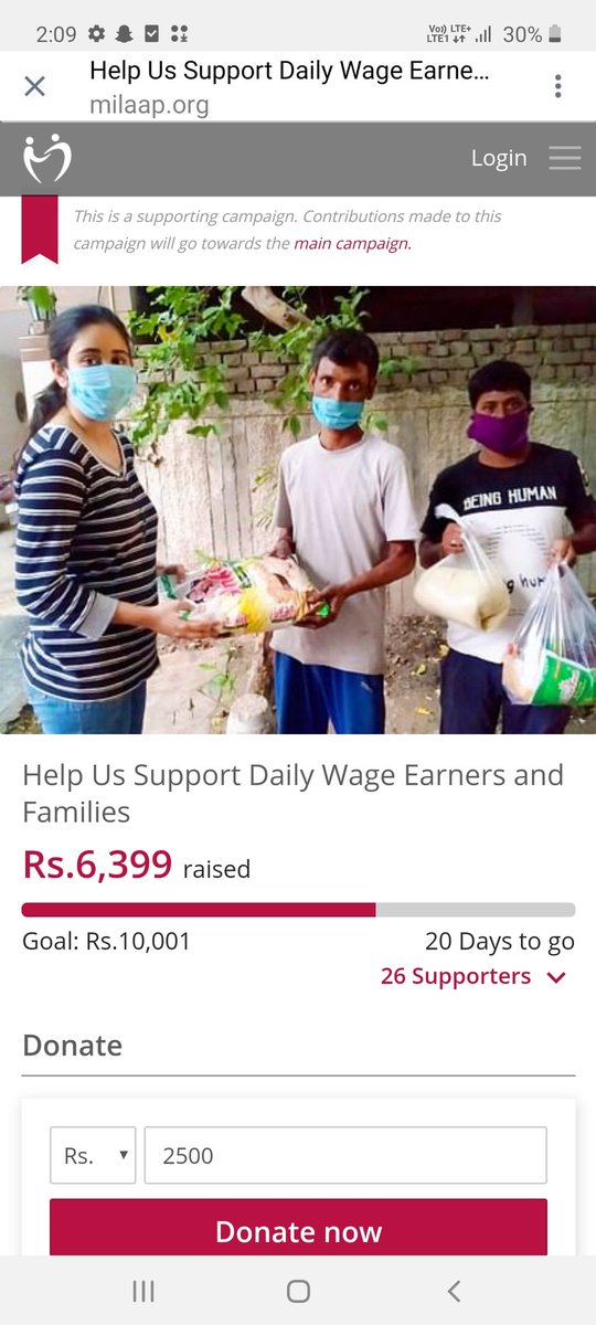 Avidoda0001's tweet photo. *Help Us Support Daily Wage Earners and Families*

Amidst the Coronavirus lockdown in India, it has adversely affected Lakhs of daily wage earners, servants, construction workers, and many. Let us help and support them all.

Read more - https://t.co/MYkqGXp6ud https://t.co/miuWxG2FbV
