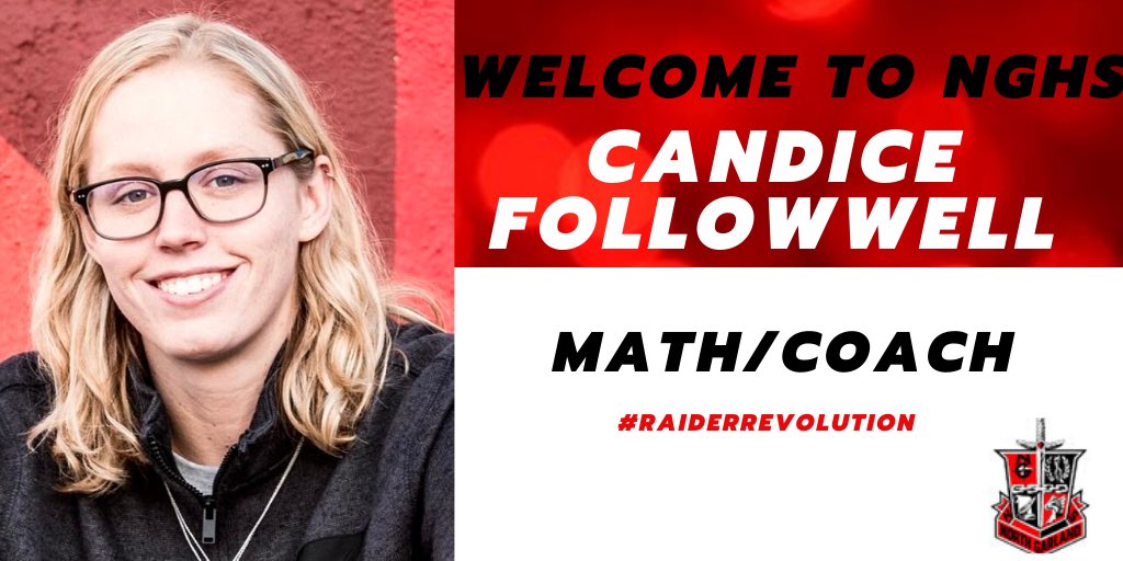 NGHS_Raiders's tweet photo. We are excited to announce Ms. Followwell as a new addition to the Raider family! #RaiderRevolution https://t.co/07CAwASv5w