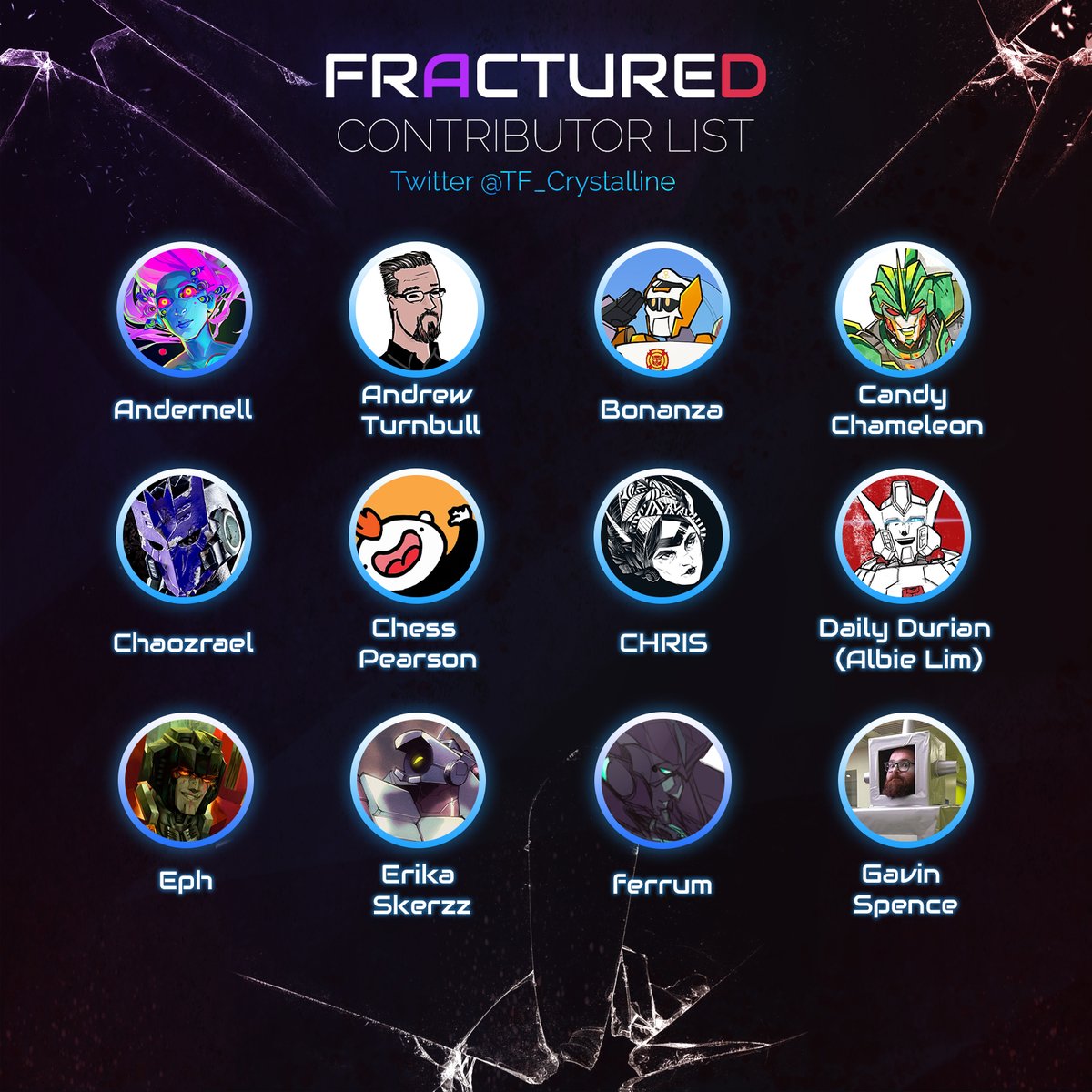 TF_Crystalline's tweet photo. ✨Fractured: Transformers fanzine pre-orders open!✨ We'll have 30+ A5 pages of art collected in this SG themed booklet. Closing 12th Aug 11:59pm BST 
Some additional shipping info below.
Looking forward to sharing some previews from our amazing line up!
https://t.co/S2ao9Jz2iV https://t.co/xaRBWSxuSl