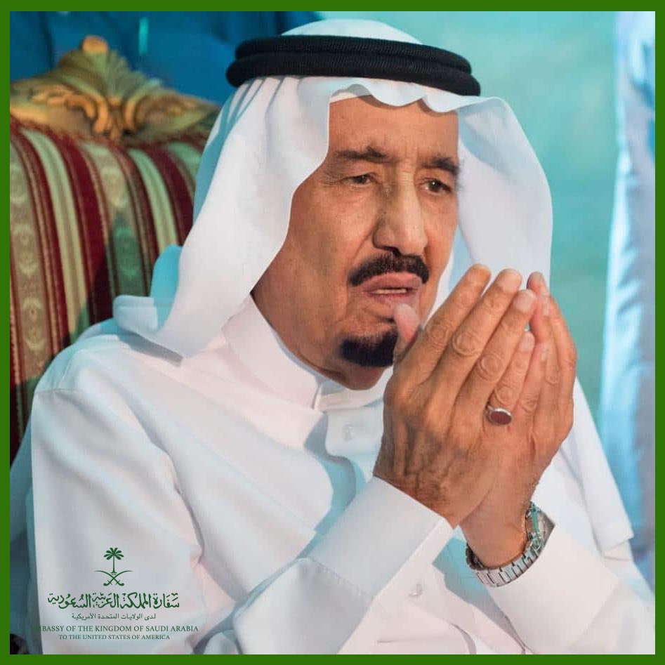 SaudiEmbassyUSA's tweet photo. اللهم احفظ خادم الحرمين الشريفين الملك سلمان بن عبدالعزيز من كل سوء ومكروه والبسه ثوب الصحة والعافية. https://t.co/DODD4OXqln