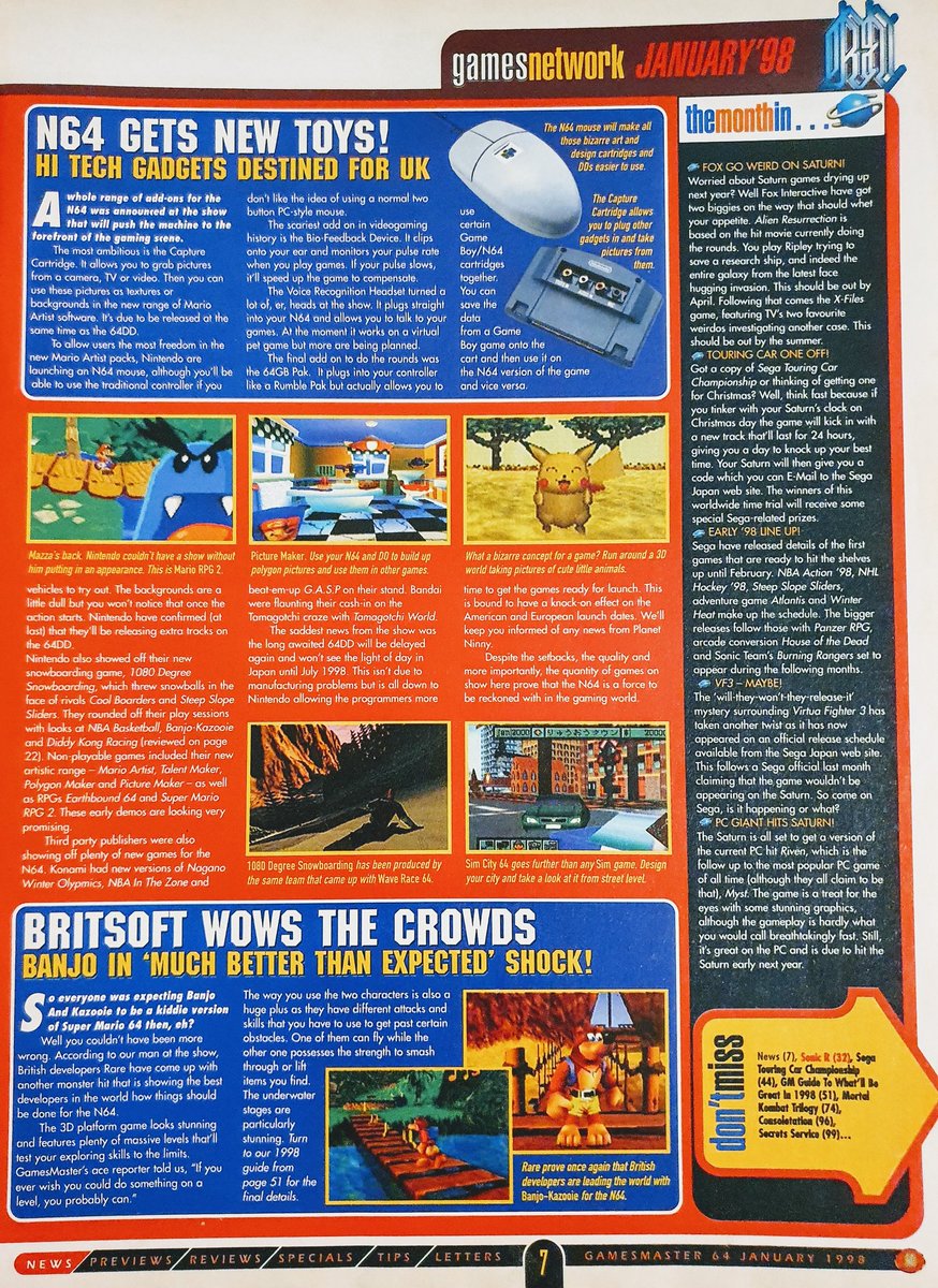 Gamesmaster Said Issue 64 January 1998 Pt 1 2 Latest News Featuring Nintendo Space World Info Quake 2 Ready To Release And Project X To Kill Off Sony Nintendo Gamesmaster Said Issue 64 January 1998 Pt 1 2 Latest News Featuring Nintendo Space World Info Quake 2 Ready To Release And Project X To Kill Off Sony Nintendo
