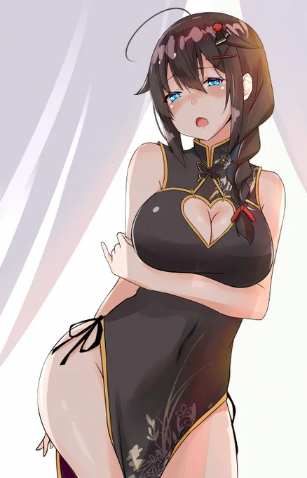 時雨ママ「ふふ…提督もうダウンですか…?さぁ～三戦目いきますよ…///」
#艦これ
#時雨 