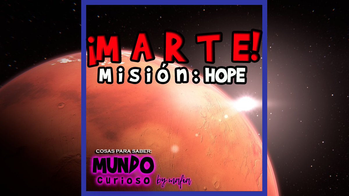 mafiaproduct7's tweet photo. 🚀 #20DeJulio envían sonda a #Marte en la misión #Hope 💯 Te INVITO a ver mi NUEVO video. Clic AQUÍ 👇
https://t.co/7XevIqtKOR
#ULTIMAHORA #Feliz20DeJulio #FelizLunes #LunesDeGanarSeguidores #YouTube #QuedateEnCasa https://t.co/UbNqRfw1wD
