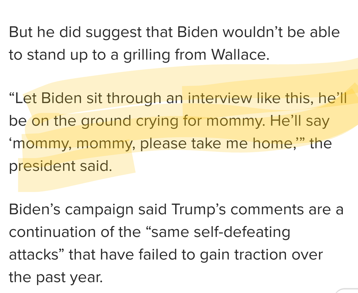 jnewbrn77's tweet photo. Did anybody catch this during Trump Interview yesterday? 
 The whole world seen GF begging for his life. " I can't Breathe" momma, momma, momma ". Its so unfortunate Trump would refer to the Murder of GF as an example of how Biden would not be able to handle an Interview.
#BLM https://t.co/rzD5j4t5di
