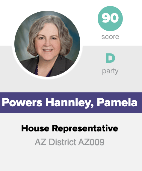 Congratulations to Rep.  @P2Hannley from LD-09 for being one of the only legislators to receive an A rating on our Progress Score this year! Rep. Powers Hannley received a 90%!