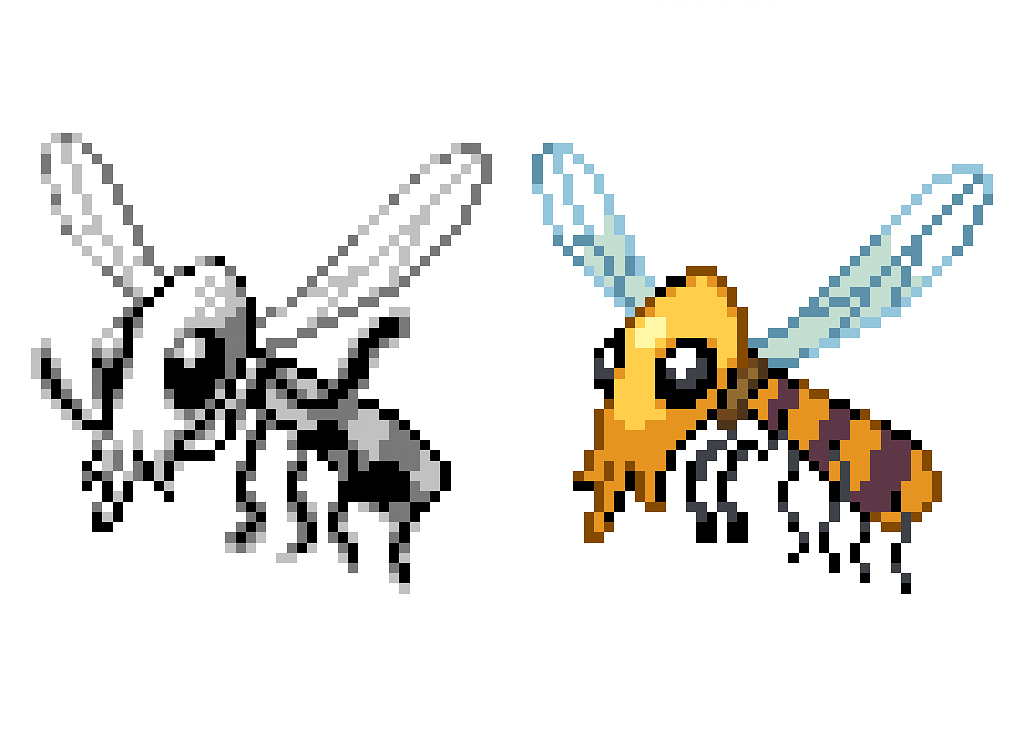 Pokets3's tweet photo. Looks like some kind of cross between a mosquito and a wasp.
#pokemon #pixelart #pixelartist #pixelpainter #japan #japanesegame #Nintendo #sprite #sprites #beta #videogames #pokemonbeta #spaceworld1997 https://t.co/IiIehnxWze