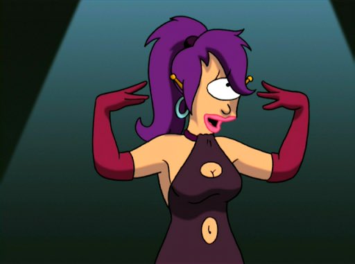 Who wore it better? <a href="/CourtTV/">Court TV</a>’s <a href="/RogerCossack/">Roger Cossack</a> or #Leela from #Futurama? #AirPods