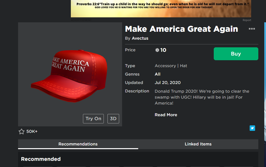 Avectus On Twitter Say Hello To The Newest Ugc Creator Me I M Very Proud To Show My Very First Ugc Hat It Is A Long Dream Of Mine To Be Able To - canada americas hat roblox
