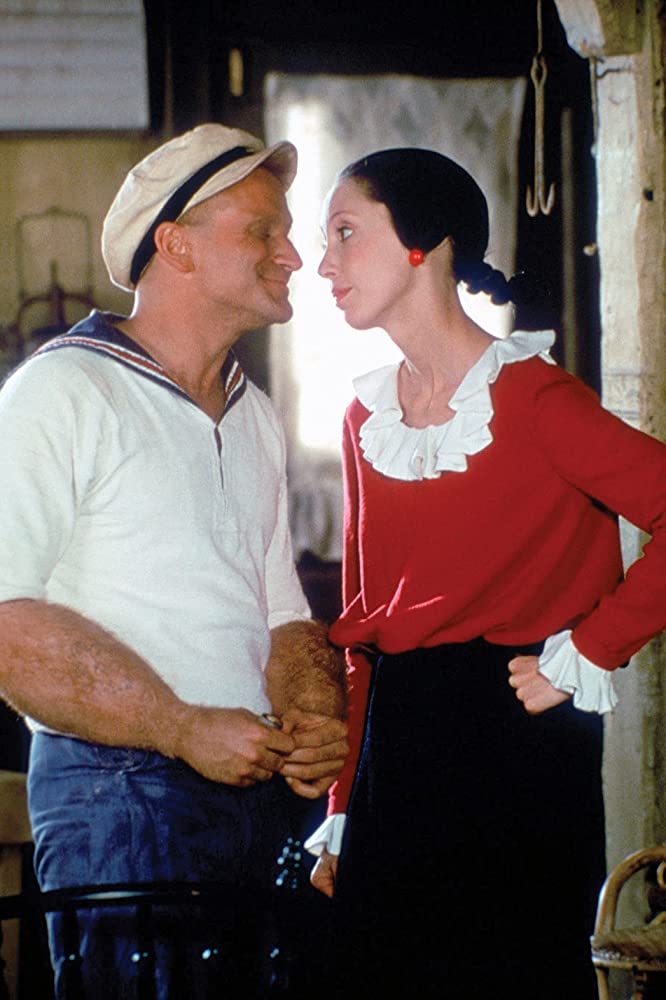 para lanzar su carrera cinematográfica, porque le ofreció la oportunidad de trasladar sus talentosas actuaciones de improvisación, a la pequeña pantalla.Entre sus primeros trabajos para Cine le incluyeron como protagonista en “Popeye” (1980, dirigido por Robert