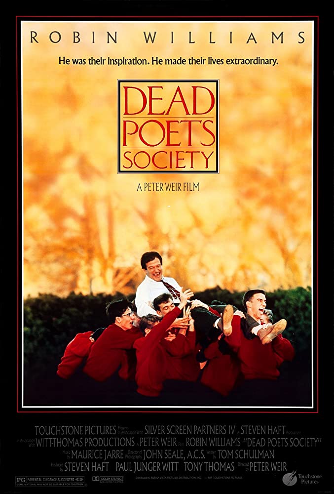 nominación a los premios de la Academia.La segunda llegó poco después, por su actuación como inspirador profesor de inglés en una escuela preparatoria, en “Dead Poets Society” (1989, de Peter Weir).Durante el decenio de 1990, Williams se convirtió en un héroe muy querido