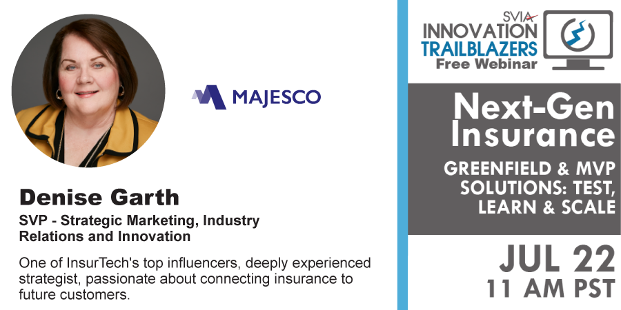 SVIAccelerator's tweet photo. Join @denisegarth of @Majesco_Inc at Our Free #InsurTech #Webinar | More Info → https://t.co/dO52712eeO | #Insurance #NewInsurance #InsuranceSolutions #Greenfield #GreenfieldAppDev #Innovators #ProductDev #SVIAEvents https://t.co/4pPgmj39Sy