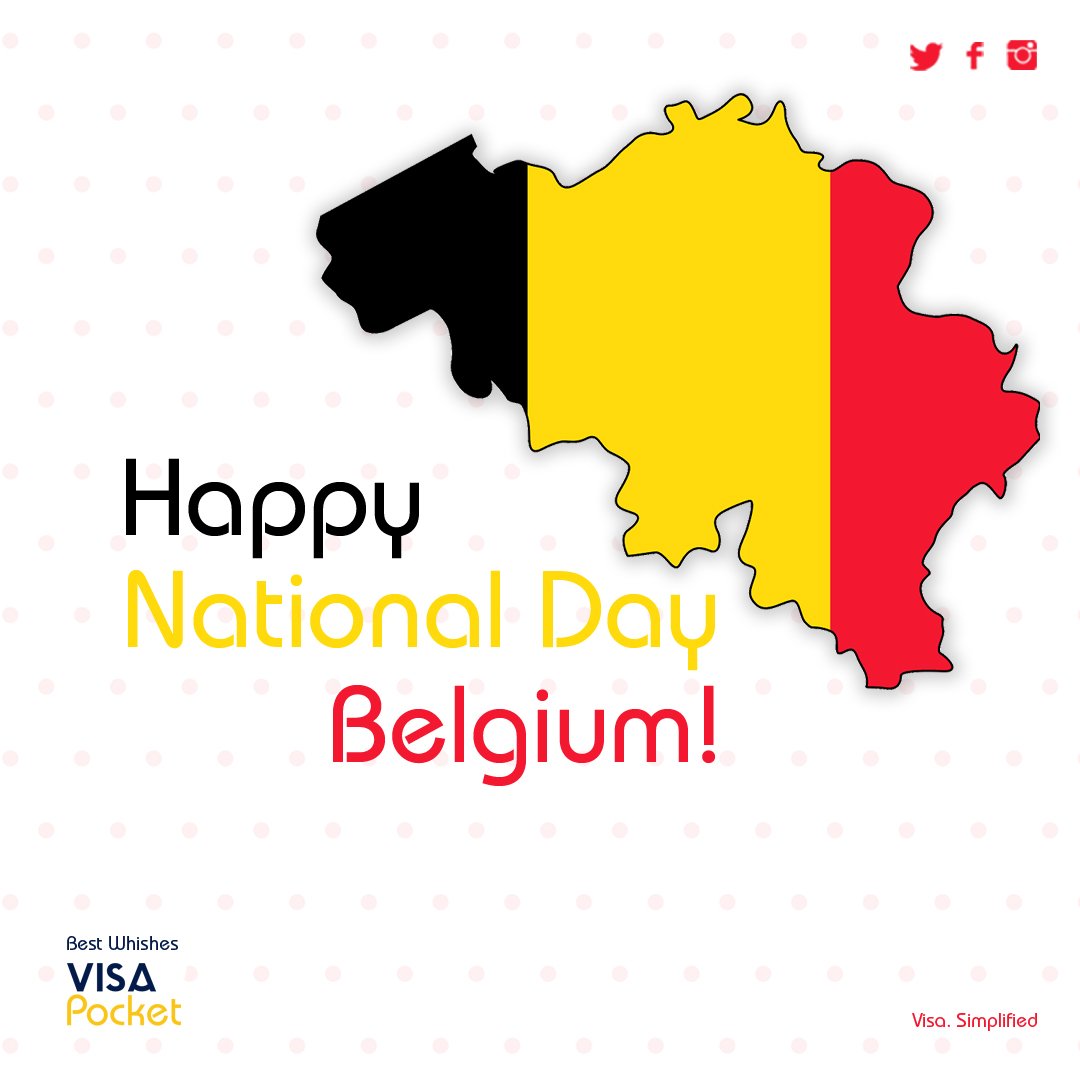visapocket's tweet photo. Today marks the anniversary of the investiture of King Leopold I, in 1831. The First king of the Belgians.
Congratulations to our Belgian friends celebrating National day! Happy National Day #Belgium #BelgianNationalDay #fêtenationalebelge @BelgiumMFA https://t.co/d8C3qR4tG9