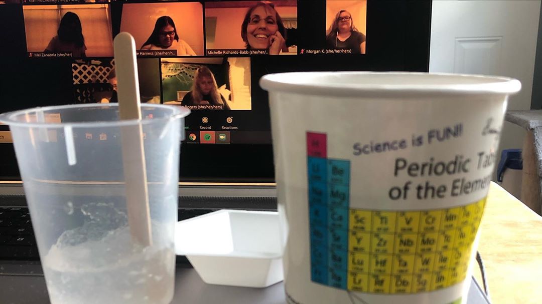 First2Network's tweet photo. Yesterday was the Day 1 of #First2Network Virtual Summer Immersion for @WestVirginiaU students!
Learning about the properties of Hydrophilic Sodium Polyacrylate from our homes!
#chemistry #firstgeneration #stem #stemeducation #research #wvstem #ScienceAtHome #educationfirst https://t.co/hpkAPXzAyA