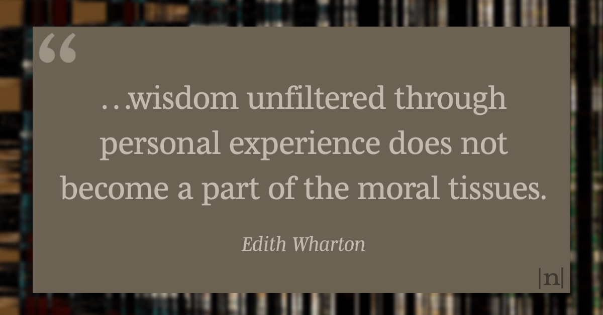 |n|otabilia 822  ⁂ from _Sanctuary_ ⁂ Edith Wharton || A new quote every day in *Notabilia*, a daily(ish) newsletter → ktxc.to/nbts

⁣⁣⁣#notabilia #quotes #newsletter #literaryquotes #commonplacebook #EdithWharton #novel #experience