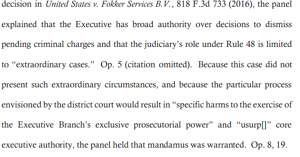 DOJ still arguing that the prosecution of Flynn is not an "extraordinary case" that woudl give a judge grounds. I guess framing a 3-Star General & hiding the evidence for 3 1/2 years is not extraordinary....