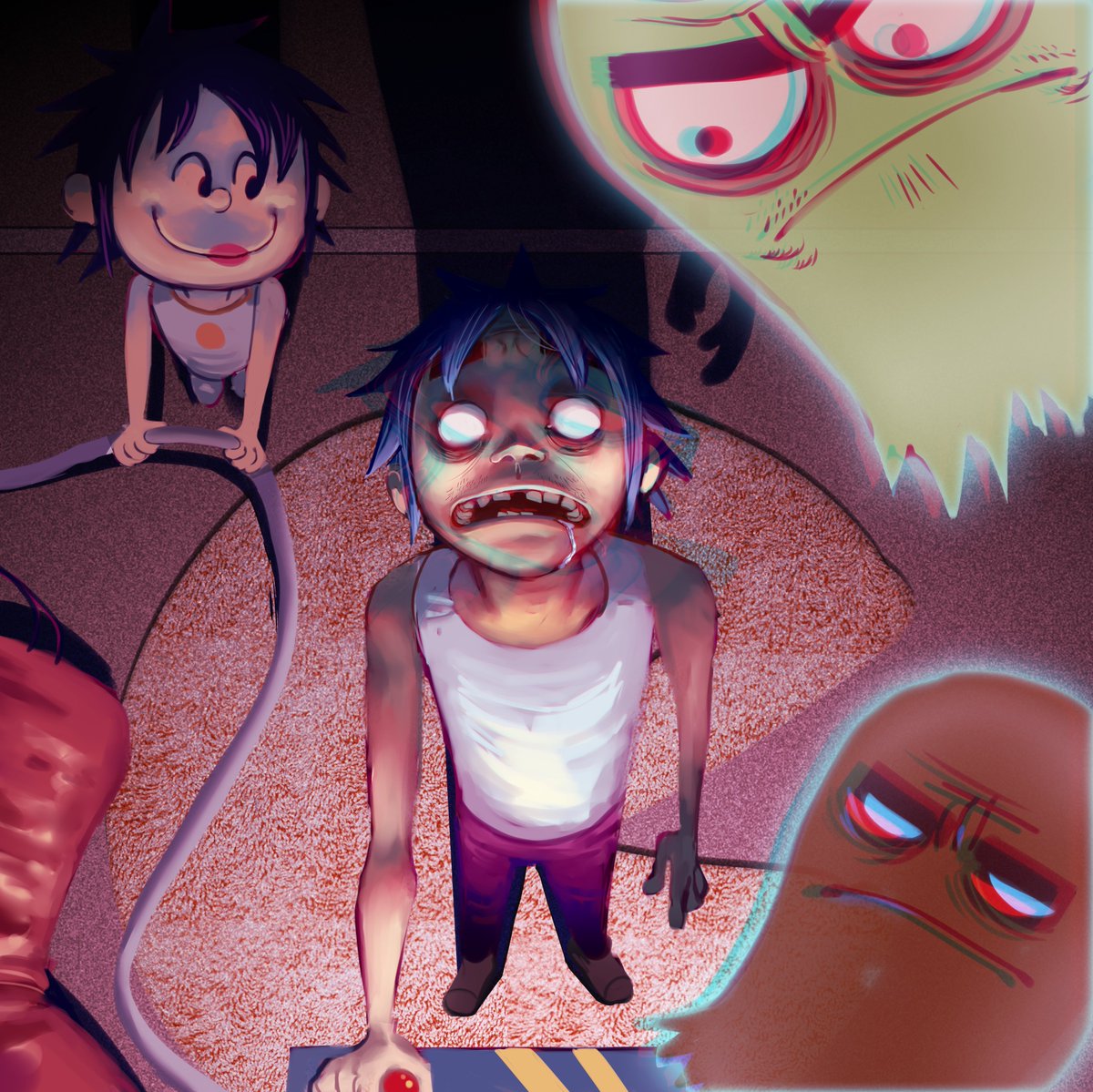 paleimitatorz's tweet photo. waka waka ( gorillaz ) https://t.co/aLrGN6GgEu