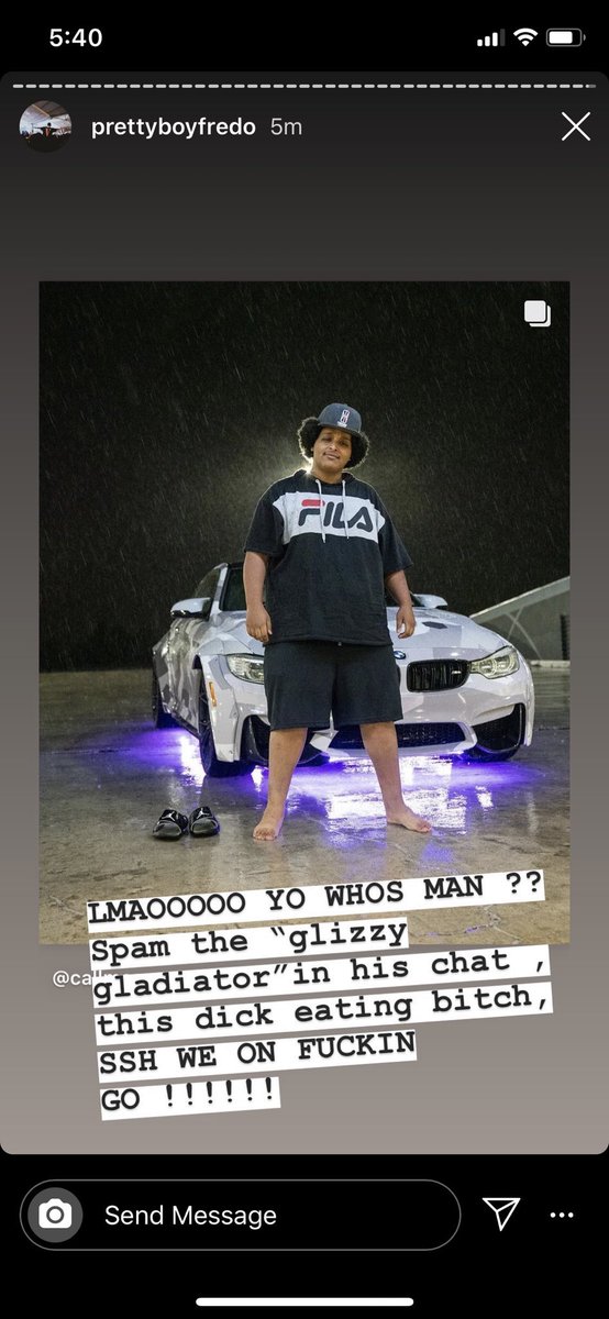 2KInsiderr's tweet photo. Crazy how we all used to look up to PrettyBoyFredo... he really turned into a bitch https://t.co/yOCq3b4aR6