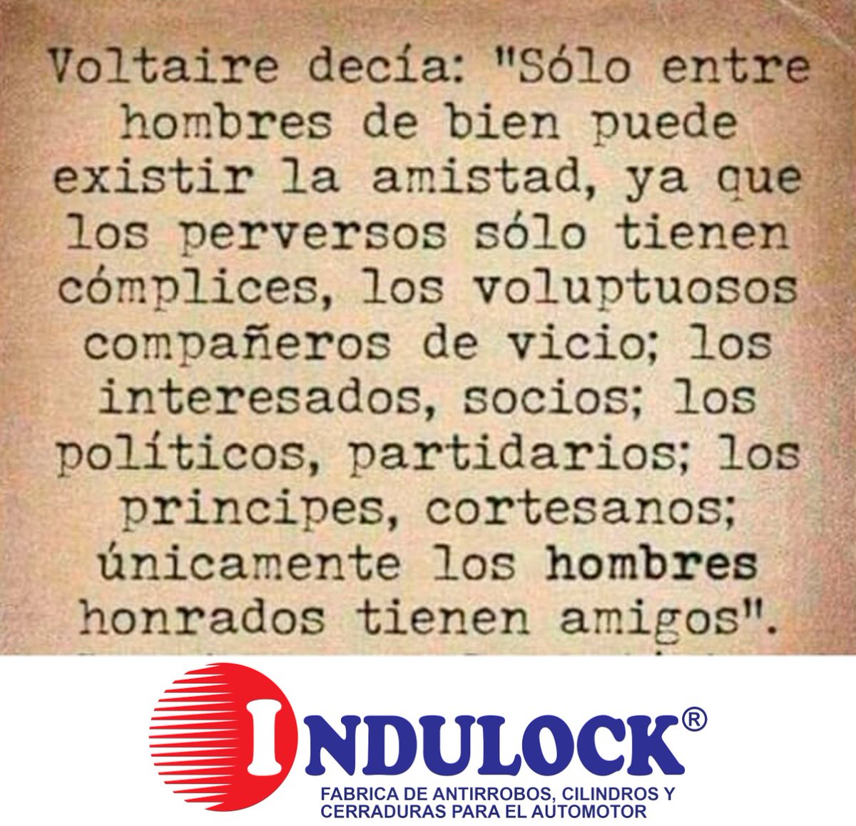 INDULOCK2018's tweet photo. Feliz día amigos! Gracias por estar siempre ahí, por acompañarnos, creer y confiar en nosotros. Hoy brindamos por ustedes. Feliz día!!!
#indulock #industrianacional #industriaargentina #pyme #cerraduras #DiaDelAmigo #diadelaamistad https://t.co/G8fJVM1qP0