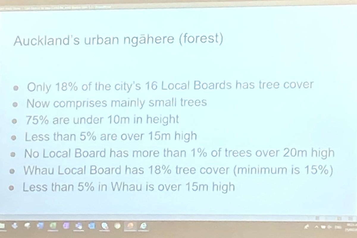 Hearing now from Dr Mels Barton about mature trees at Canal Road, Avondale, under threat of felling. As forthcoming LiDAR analysis shows, Auckland losing mature trees at swift rate...  https://www.scoop.co.nz/stories/PO2007/S00254/last-chance-to-save-canal-road-trees.htm