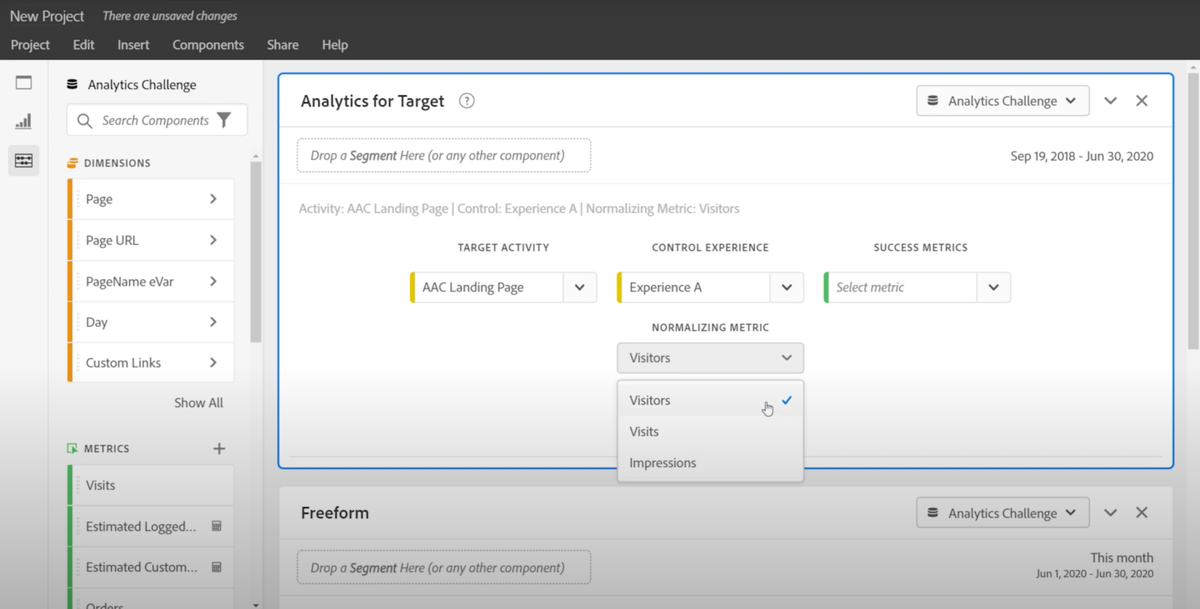 _kandersen's tweet photo. When I was delivering #AdobeTarget POCs as an Adobe Consultant, the most common obstacle with Target was reporting not being available in Workspace. Great news, as it is now available with its own #A4T Panel 🎉

Great to see that this is finally here 💪🏻 https://t.co/YfeOXUKW0M
