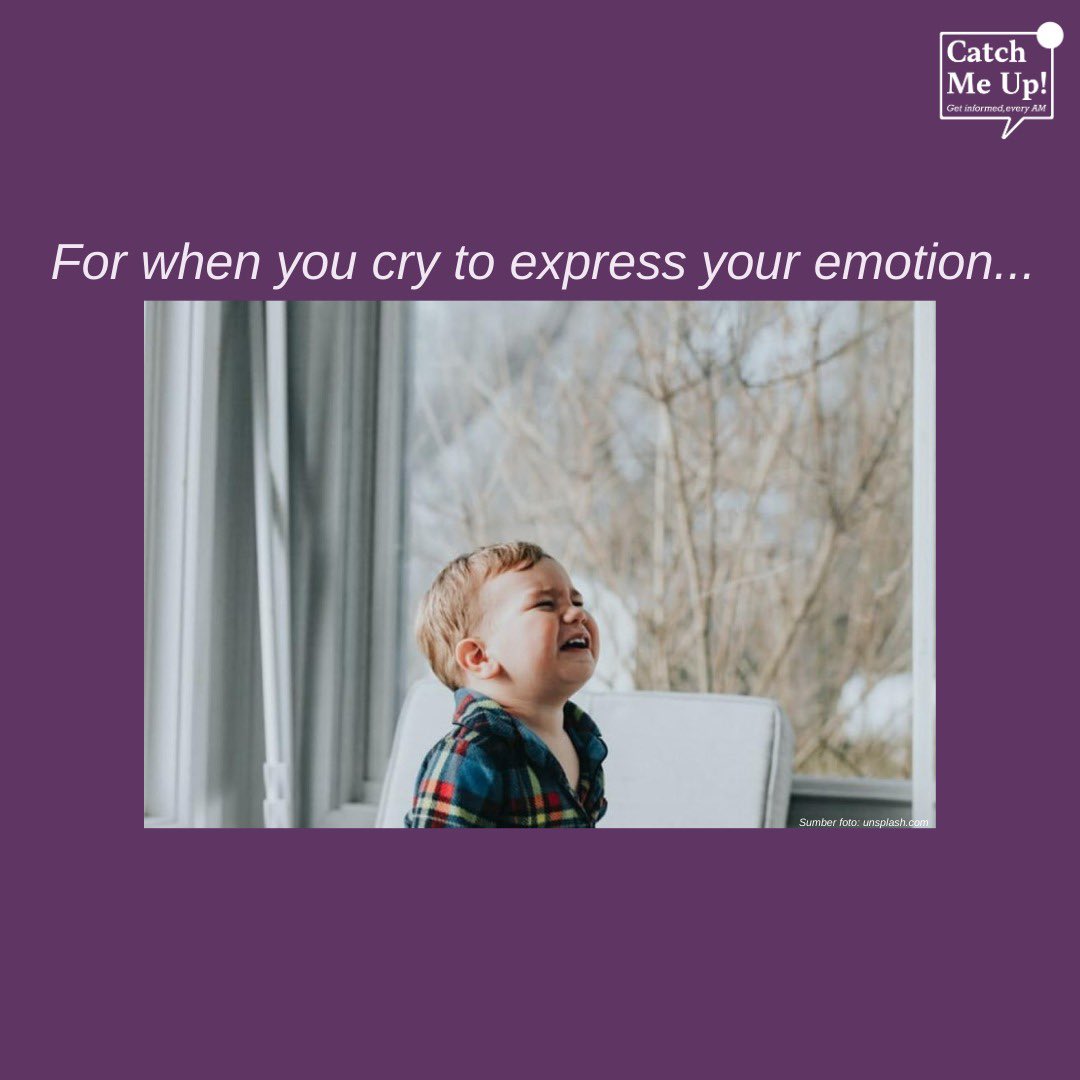 catchmeupco's tweet photo. Big girls don’t cry 🎼 eiiits kata siapa? Kamu boleh kok nangis kalo kamu lagi sedih atau marah. Menahan nangis justru bisa bikin kamu depresi. Pokoknya apapun gendet kamu, kalo mau nangis, nangis aja! Let’s #normalizecrying https://t.co/stoCC0QMwJ
