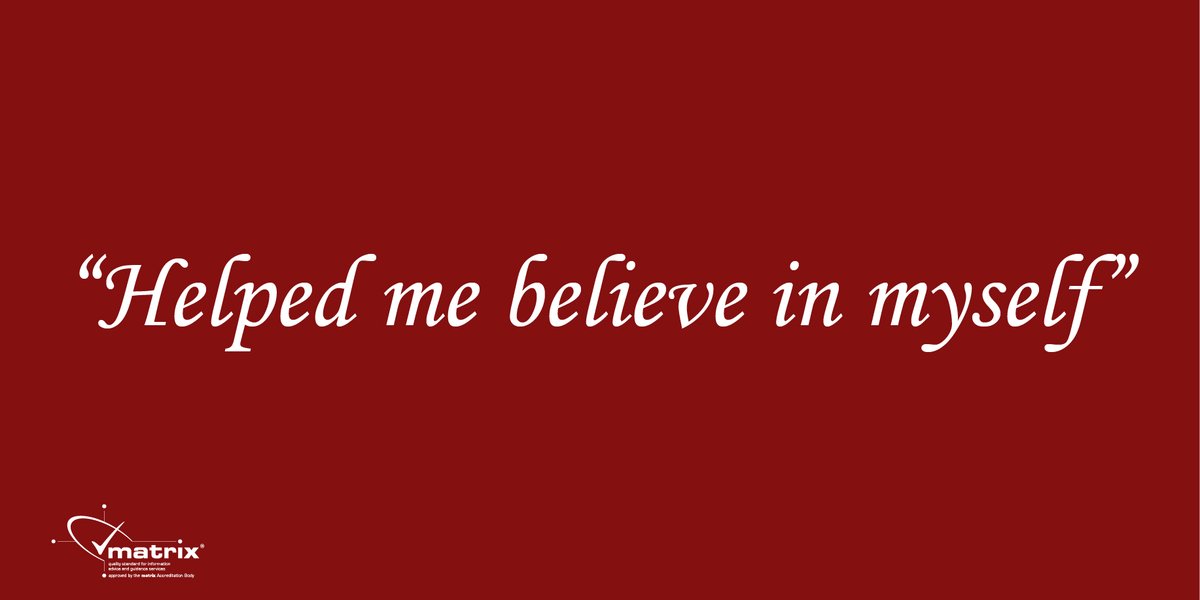 Students who were interviewed during our <a href="/matrix_Standard/">matrix Standard</a> assessment were unanimous in their appreciation of the professional support they received whilst with us. The Matrix Standard stated that our approach to student support goes, over and above our duty of care. #Believe