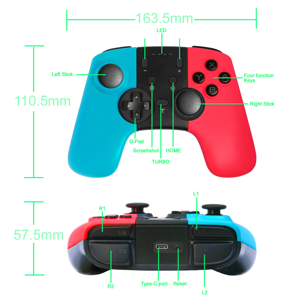 cellmost1's tweet photo. 😍Switch console #controller wireless Bluetooth #game #playing pad supports motion sensing, double-shock, TURBO function!

😁Learn more: https://t.co/Yt5FdbbV6T

#game #tech #technology #smart #kidstoy https://t.co/Wen6LmtgUw