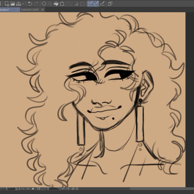 my take on kakashis mom .......................... lol 