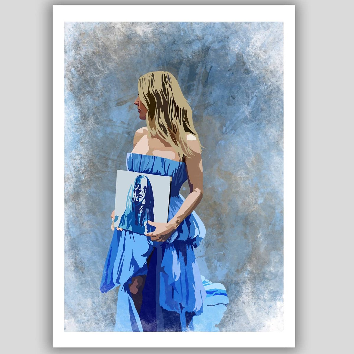 GmdAngela's tweet photo. Congratulations to @elliegoulding in her new álbum #brightestblue I'm really obsessed with It 💙
#ireland #brightestblue #elliegoulding #procreate #painting #drawing #artoftheday #celebrities #music #irishwomen https://t.co/msytmdMo8h
