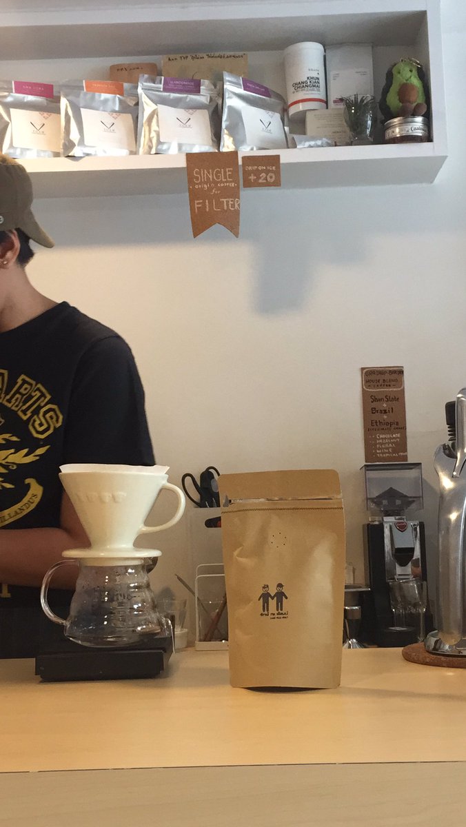 satiyayui's tweet image. เอาเมล็ดกาแฟ จากน่าน #catimor #dryprocess  #บ้านจักษ์พัฒน์ มาให้น้องร้านที่บ้านกาฬสินธุ์ ดริป ฟินไปเลยยย