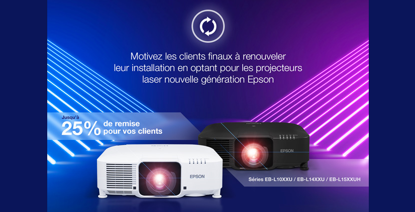 comil_fr's tweet photo. BON PLAN ! Renouvelez vos projecteurs lampes par des projecteurs Laser Epson à prix spécial! Vous avez jusqu'au 30 septembre 2020.
Contactez-nous vite ! 01 47 50 89 40 ou marketing@comil.com
#comil #epson #laser #bonplan https://t.co/c6GBbYsiNV