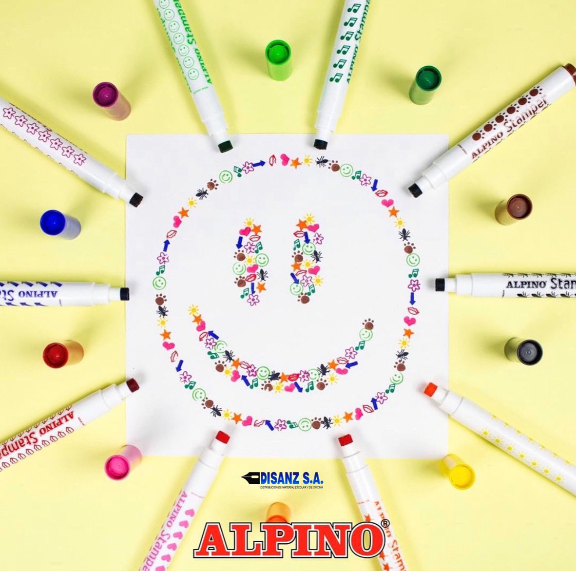 disanzsa's tweet photo. 💛 ¡Martes! 💛

Sabemos que te gusta ser creativ@ y para eso tienes los Rotuladores Estampadores de #alpino 👨🏼‍🎨
¿Con que forma te quedas? 💋⭐️💚 
https://t.co/1KLcV3RPRU

#colegio #rotuladores #colores #materialescolar #profes #niños #verano #summer #estampador #stamper #alpino https://t.co/RnyweeV7Yq