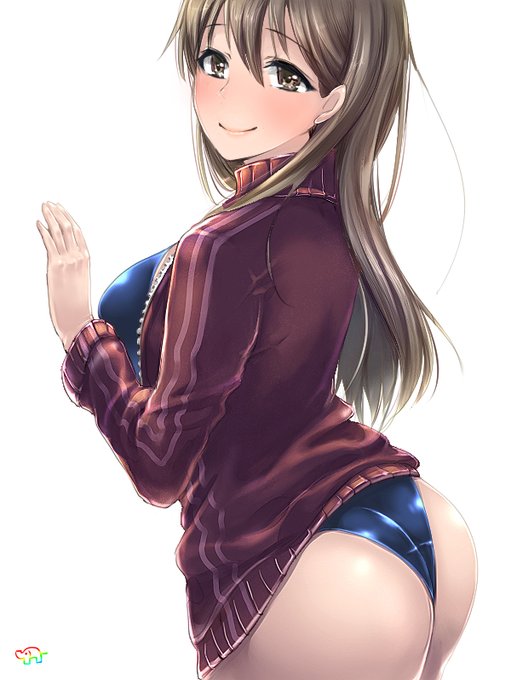 今日の過去絵:ジャージ水着(2014年) 