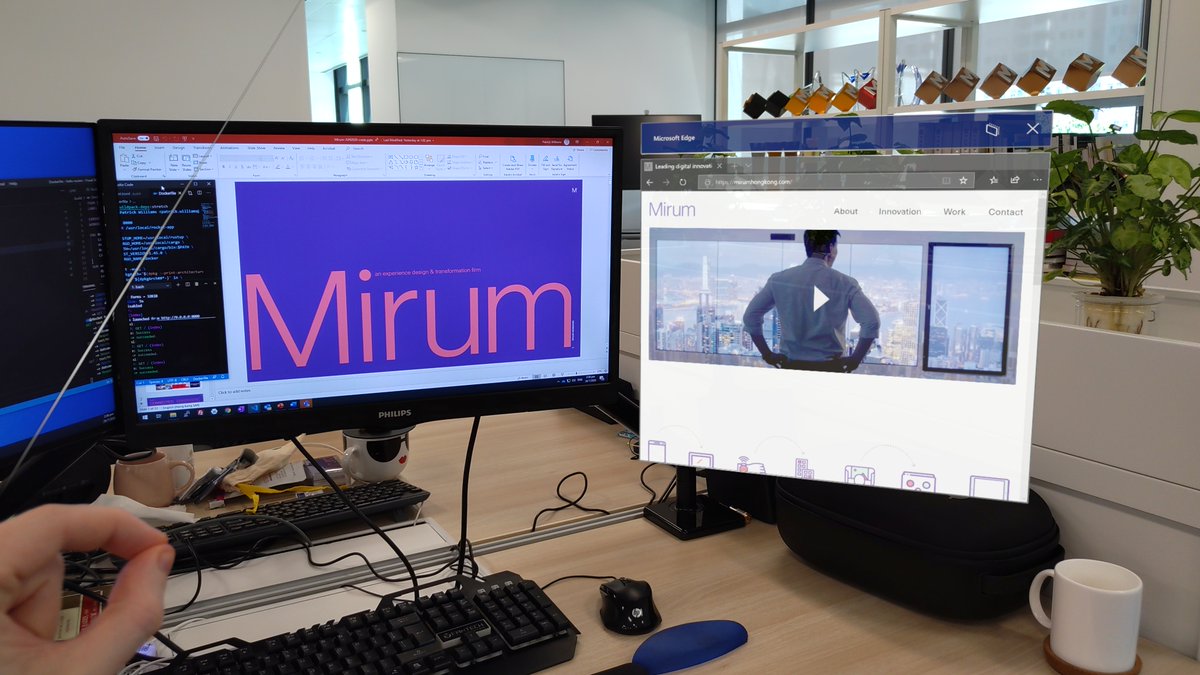 MirumHK's tweet photo. We have keenly awaited the release of the Holo Lens 2. Now that it's finally here, we have begun to develop the next generation of applications. Reach out to find out more how we can help you revolutionize your business https://t.co/snnxeF2gPS
#hololens2 #ar #microsoft https://t.co/9WE7DFeuaQ